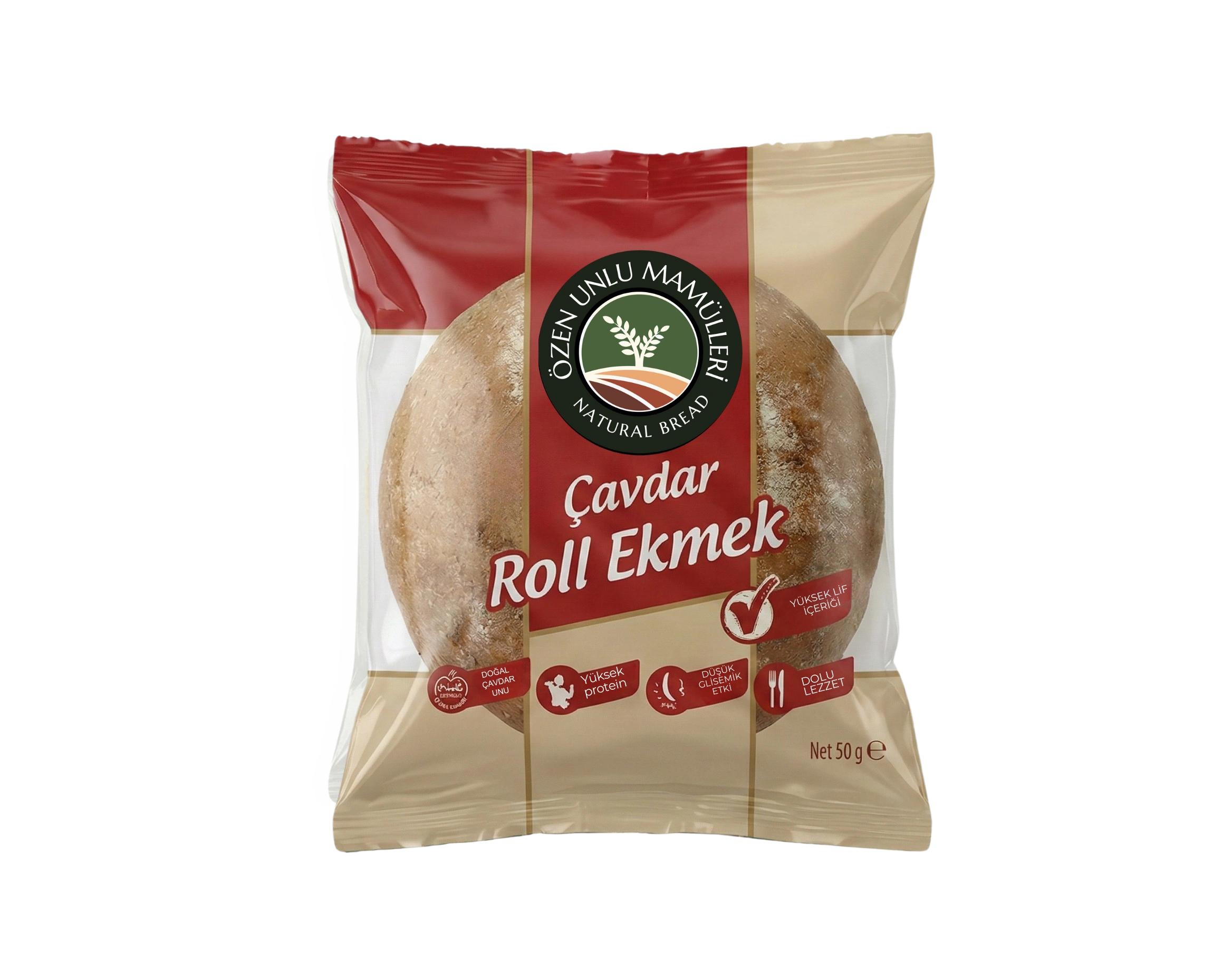 Özen Çavdar Roll Ekmek paketi