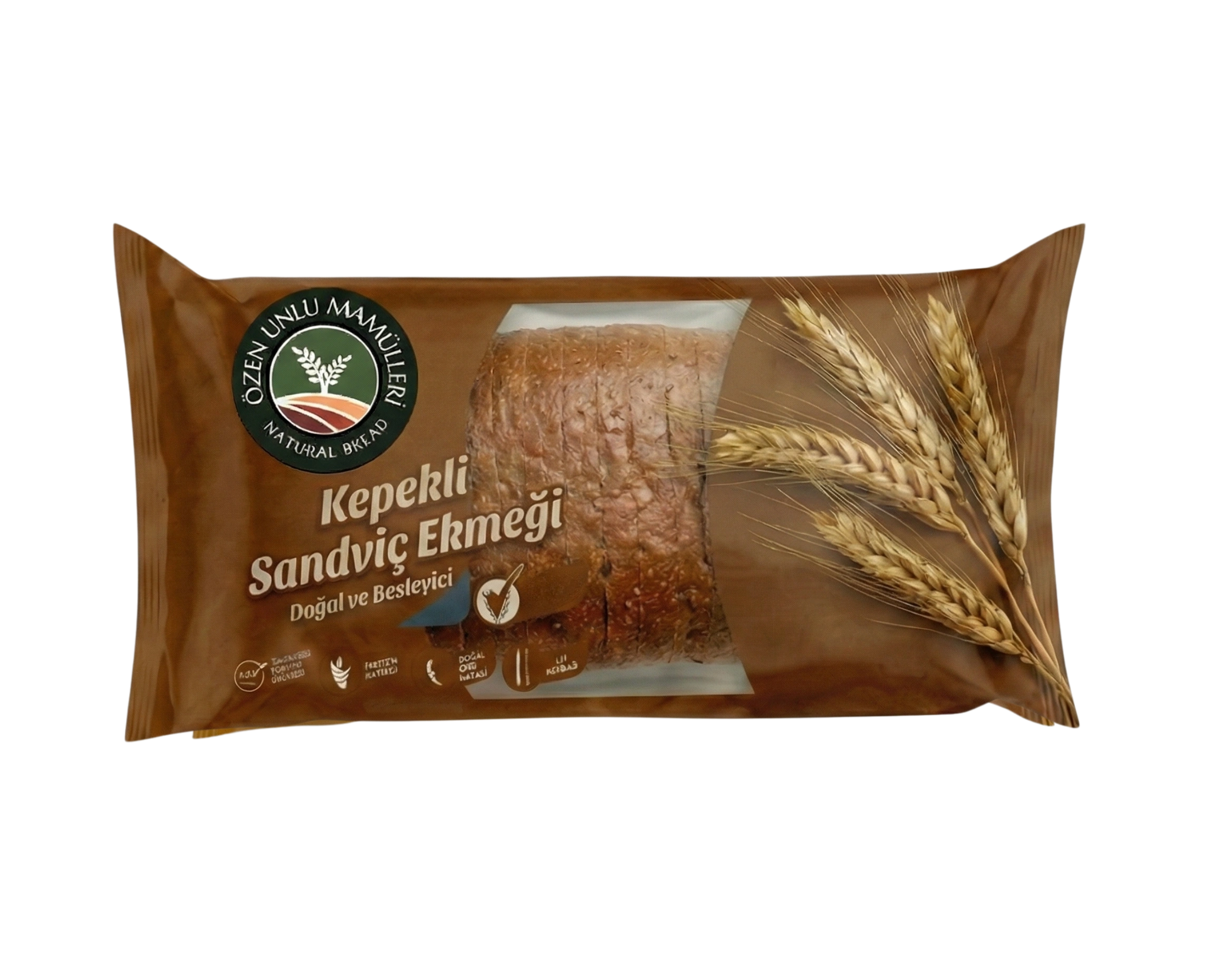 Kepekli sandviç ekmeği paketi
